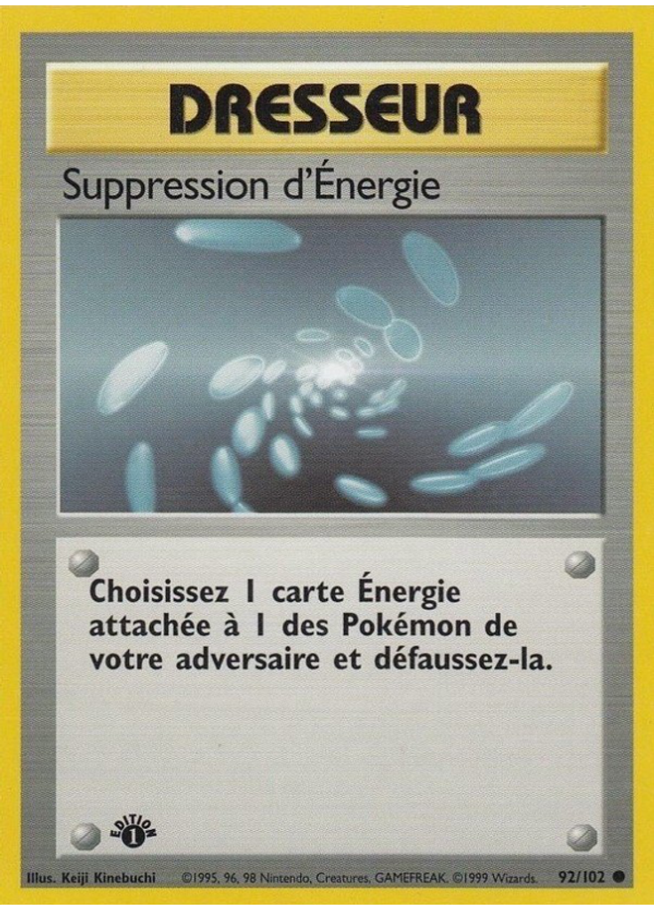 Suppression d'Ãnergie