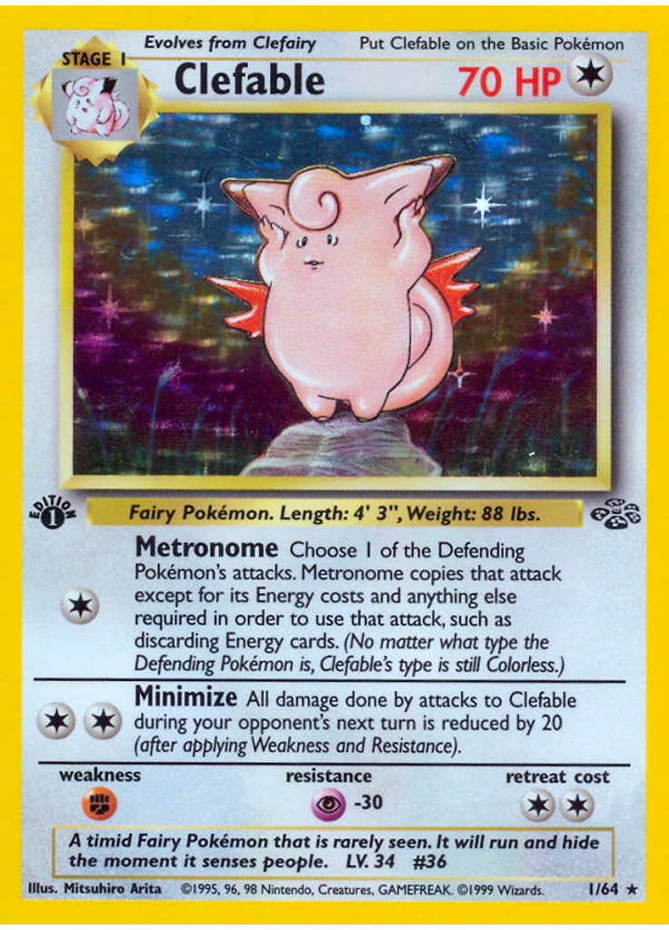 Clefable (1st Edition Holofoil)