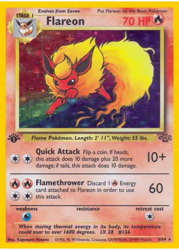 Flareon (1st Edition Holofoil)
