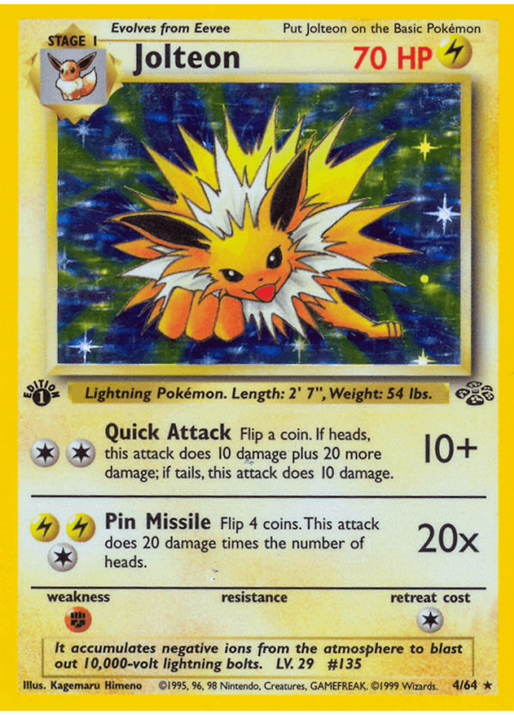 Jolteon (1st Edition Holofoil)