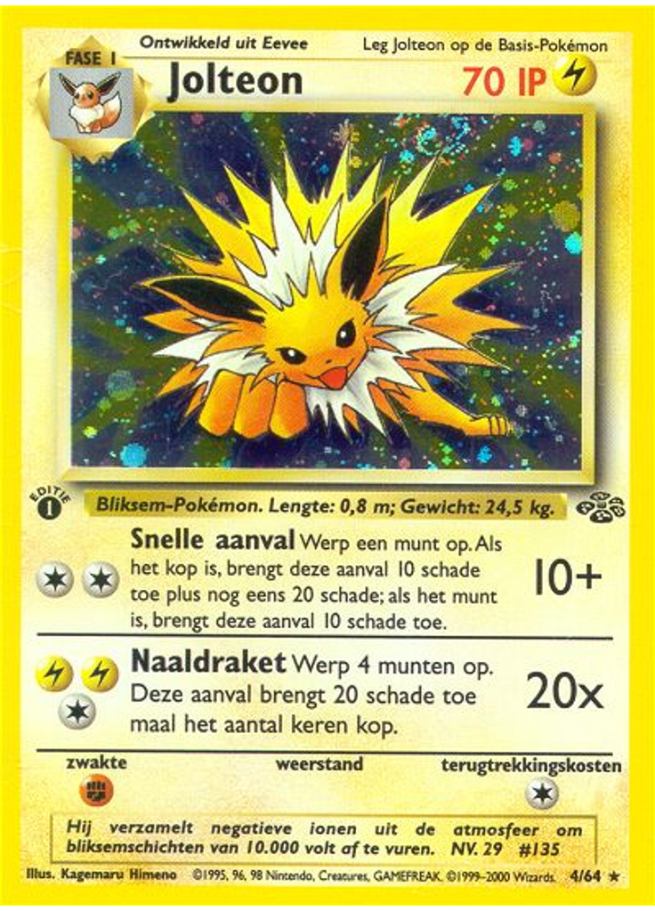 Jolteon (1st Edition Holofoil)