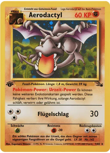 Aerodactyl (1st Edition Holofoil)
