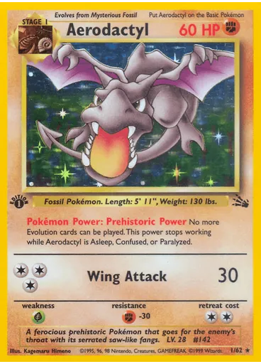 Aerodactyl (1st Edition Holofoil)