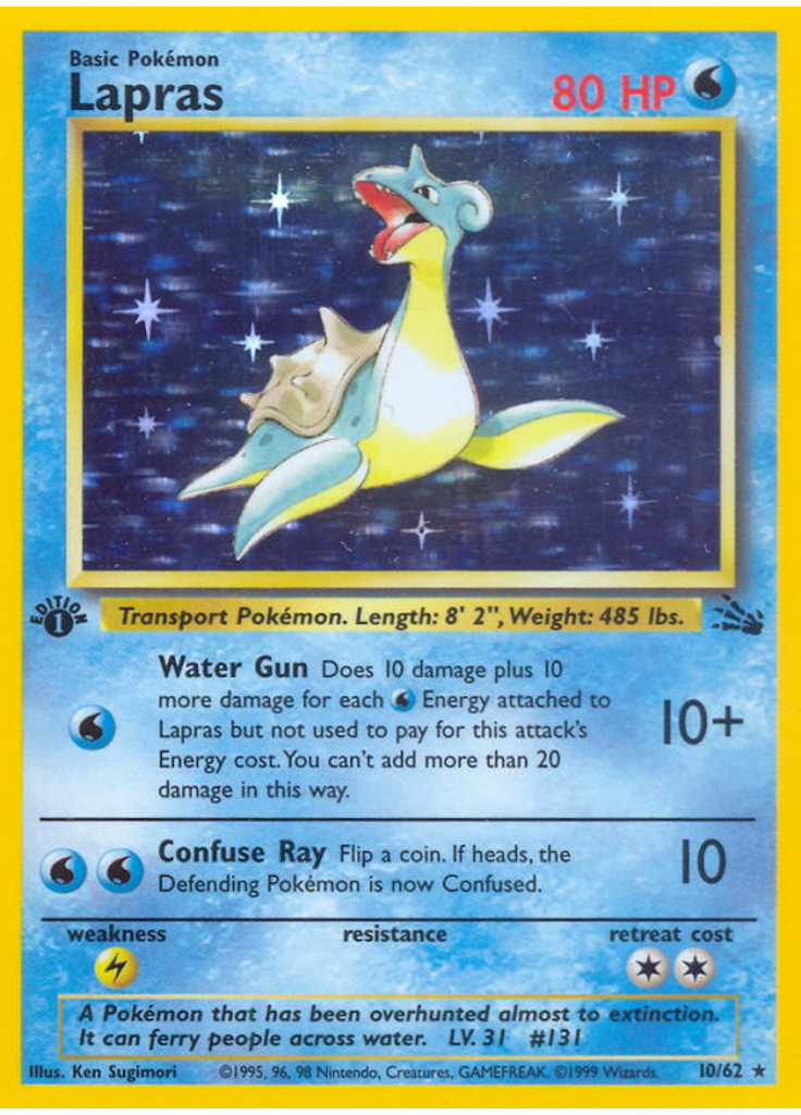 Lapras (1st Edition Holofoil)
