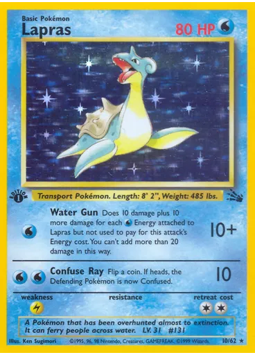 Lapras (1st Edition Holofoil)
