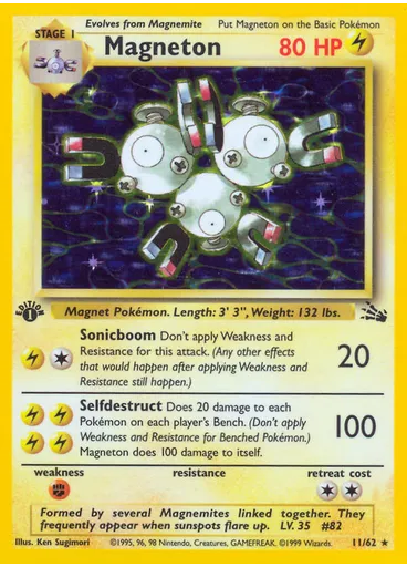 Magneton (1st Edition Holofoil)
