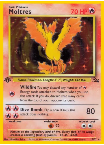 Moltres (1st Edition Holofoil)