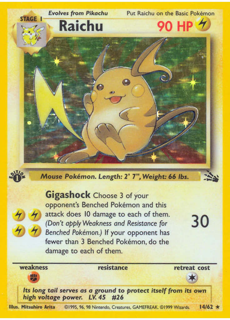 Raichu (1st Edition Holofoil)