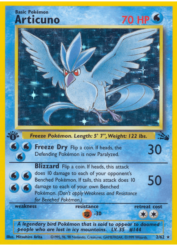 Articuno (1st Edition Holofoil)