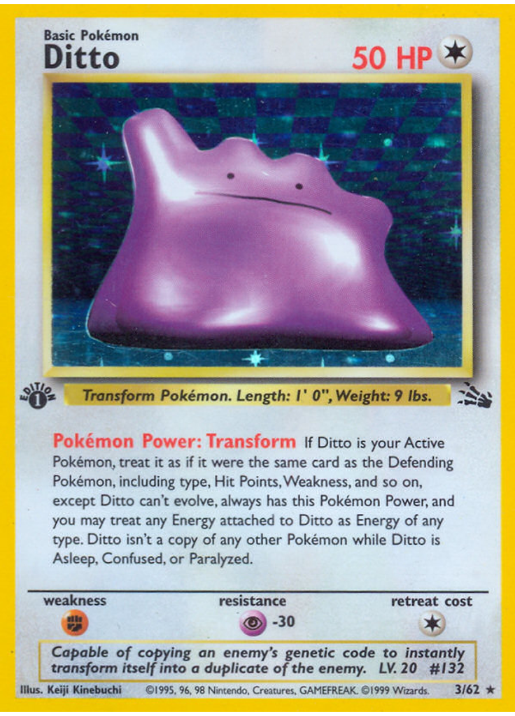Ditto (1st Edition Holofoil)
