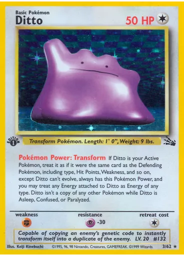 Ditto (1st Edition Holofoil)