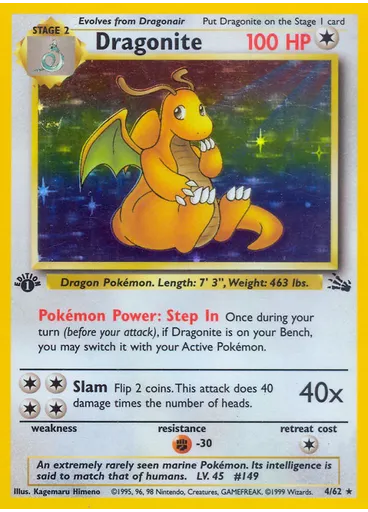 Dragonite (1st Edition Holofoil)
