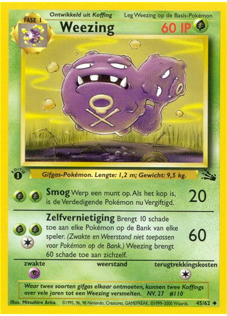 Weezing (1st Edition)