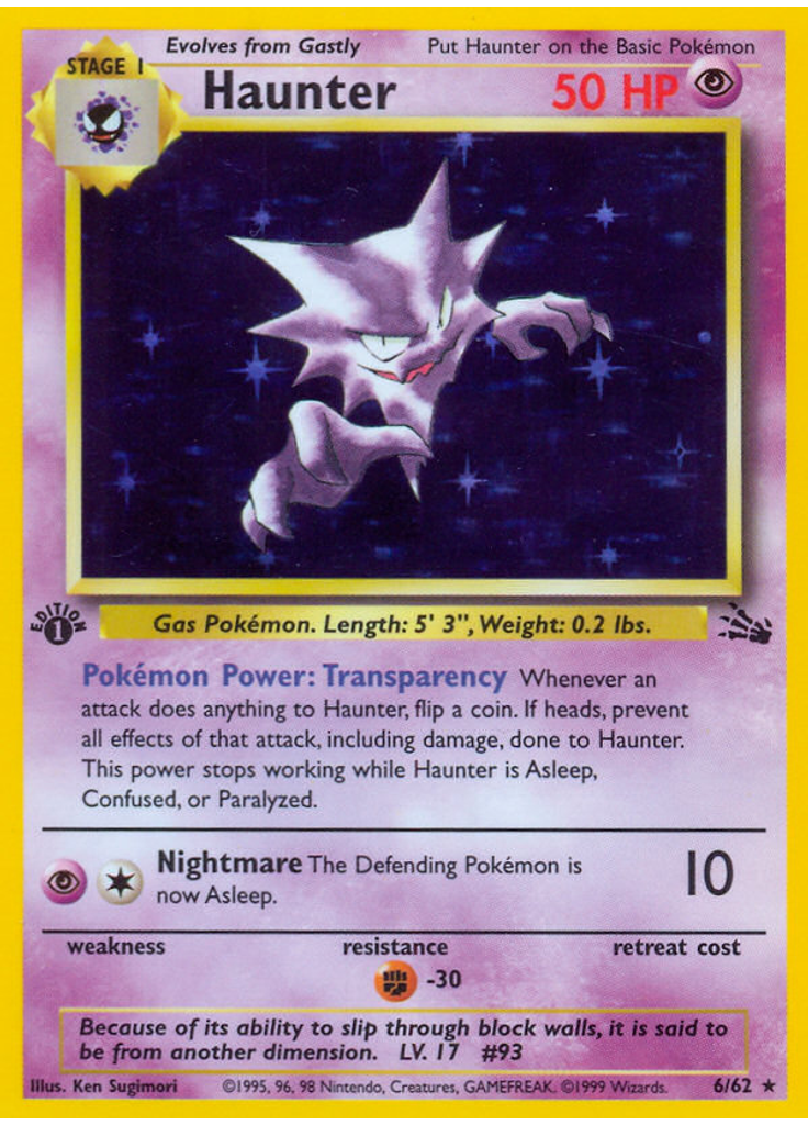 Haunter (1st Edition Holofoil)