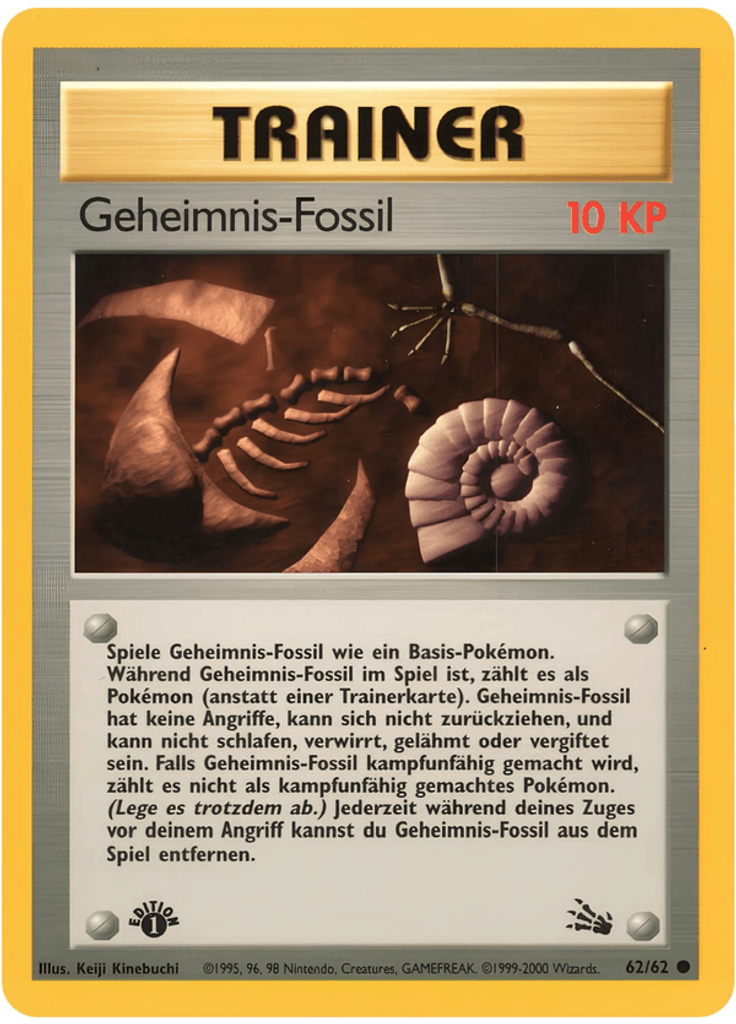 Geheimnis-Fossil (1St Edition)