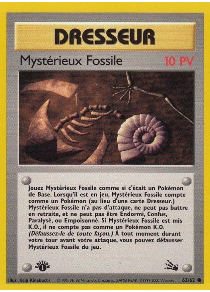 Mystérieux Fossile (1St Edition)