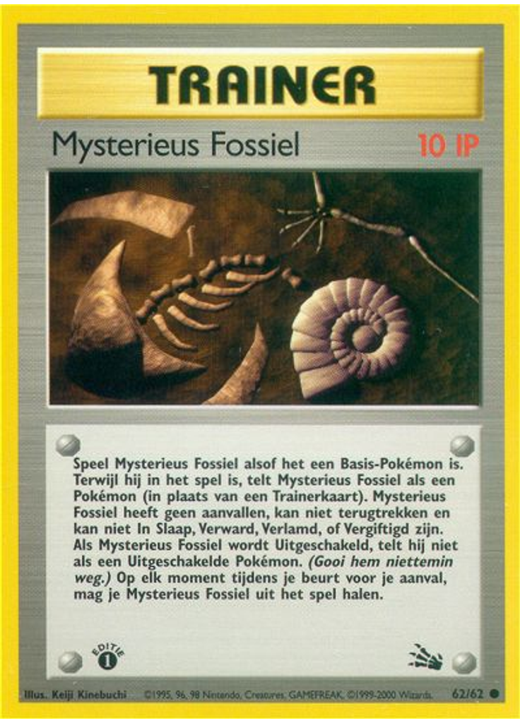 Mysterieus Fossiel (1st Edition)