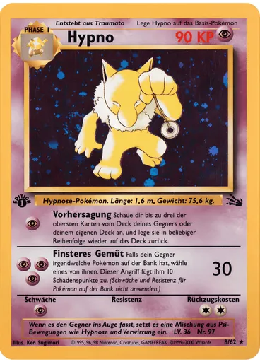 Hypno (1st Edition Holofoil)