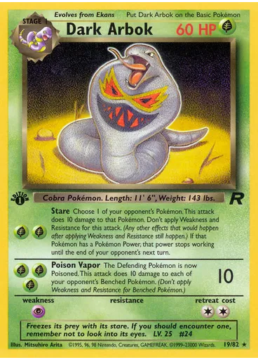 Dark Arbok (1st Edition)