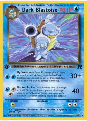 Dark Blastoise (1st Edition)