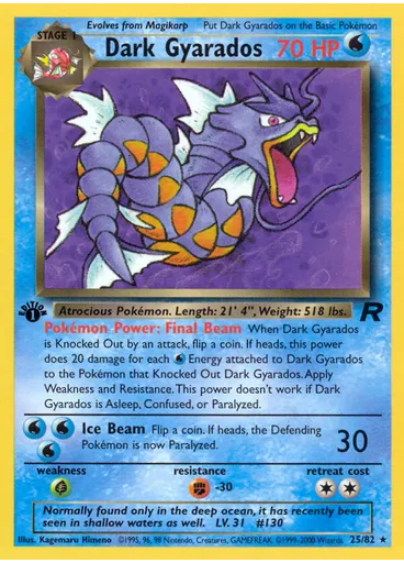 Dark Gyarados (1st Edition)