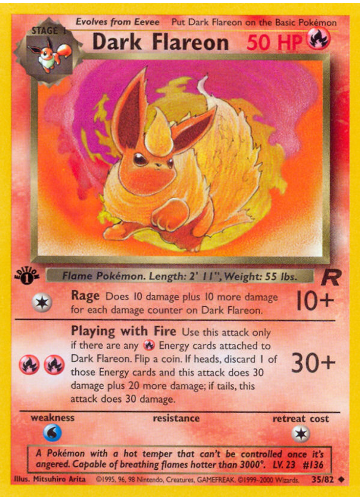 Dark Flareon (1st Edition)