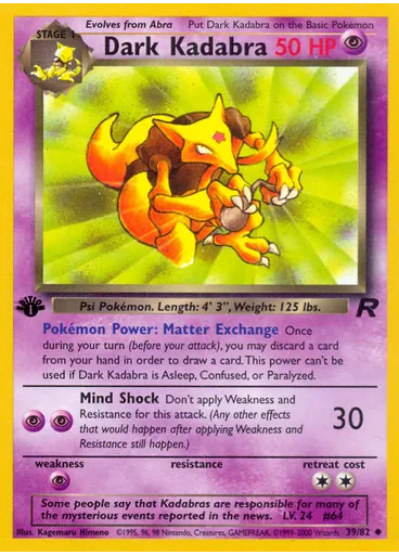 Dark Kadabra (1st Edition)