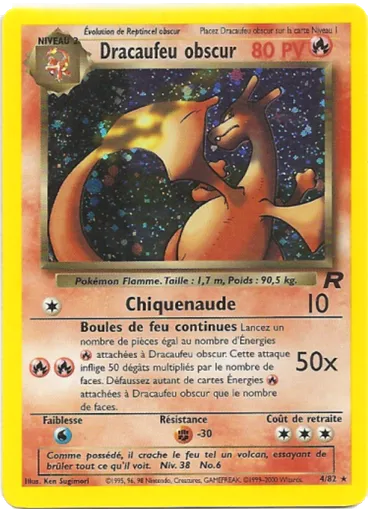 Dracaufeu obscur — Team Rocket