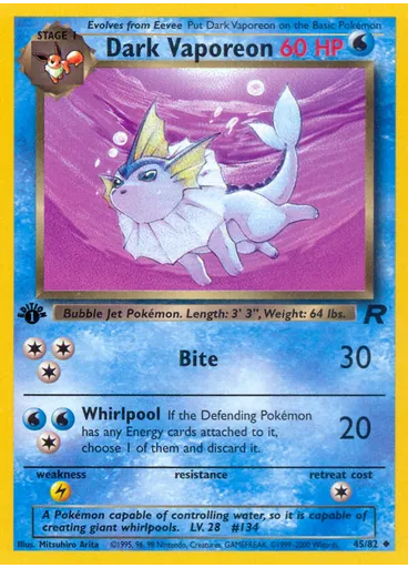 Dark Vaporeon (1st Edition)