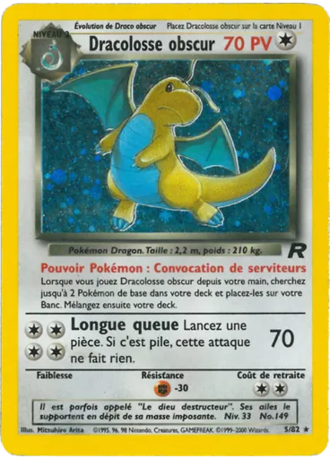 Dracolosse obscur — Team Rocket