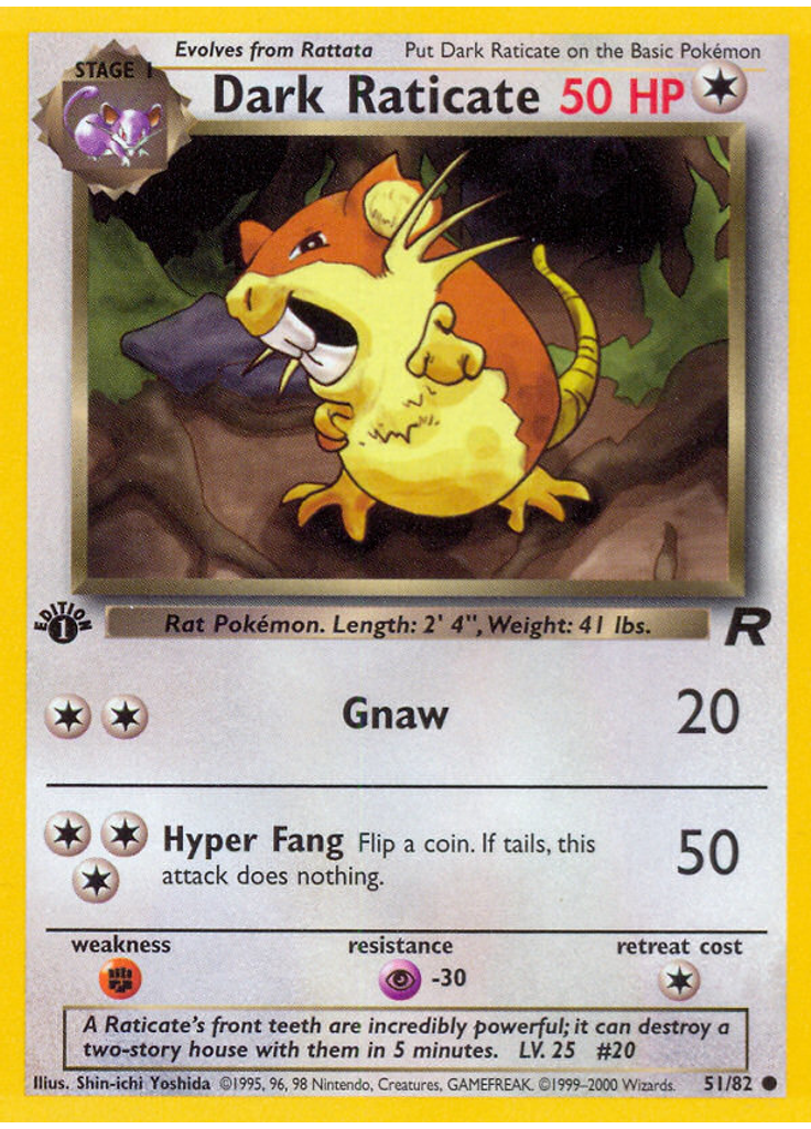 Dark Raticate (1st Edition)