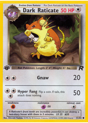 Dark Raticate (1st Edition)