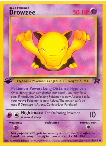 Drowzee (1st Edition)
