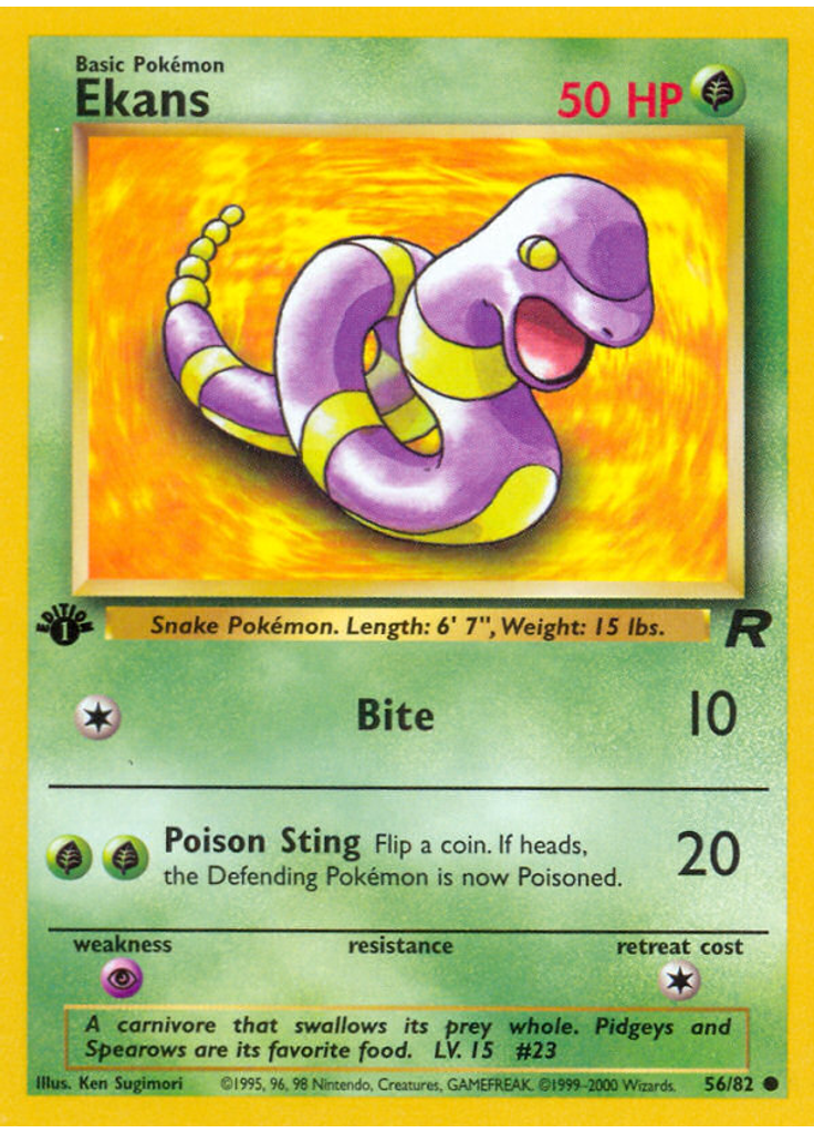 Ekans (1st Edition)