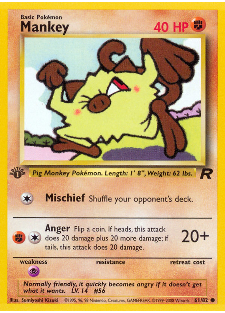 Mankey (1st Edition)