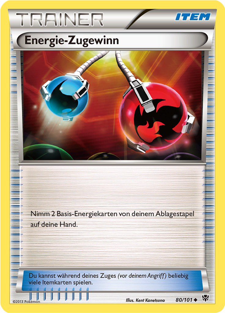 Energie-Zugewinn
