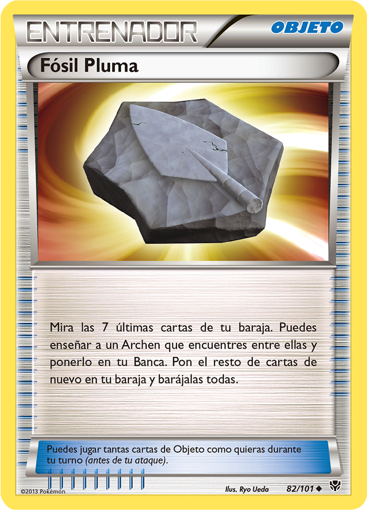 Fósil Pluma