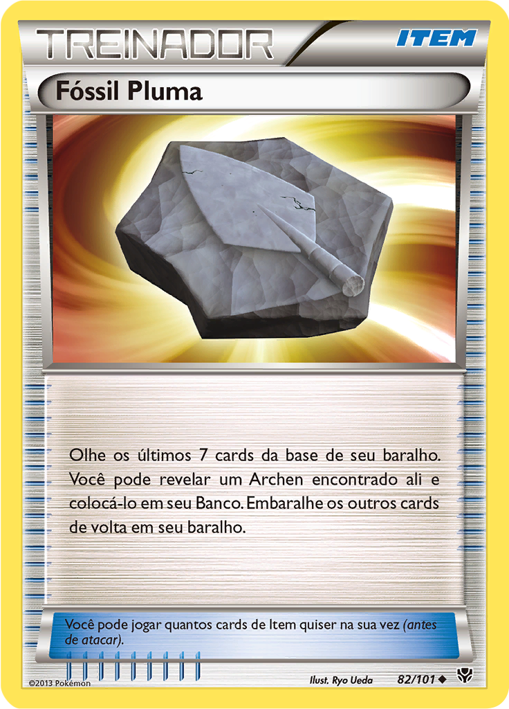 Fóssil Pluma