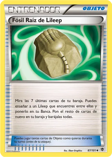 Fósil Raíz de Lileep