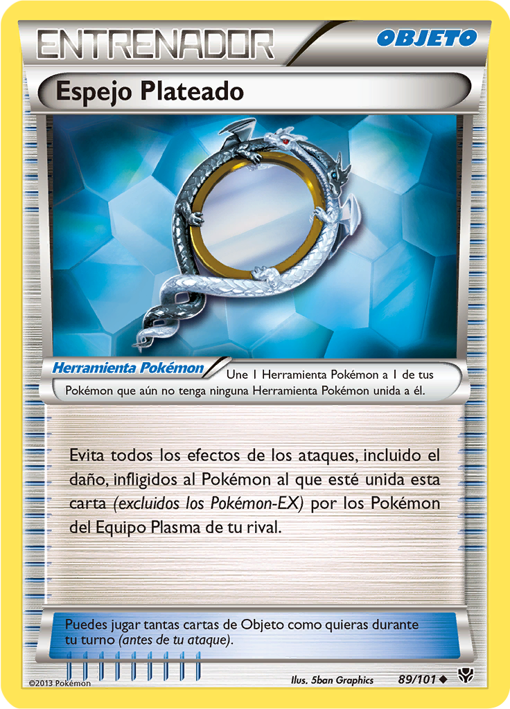 Espejo Plateado