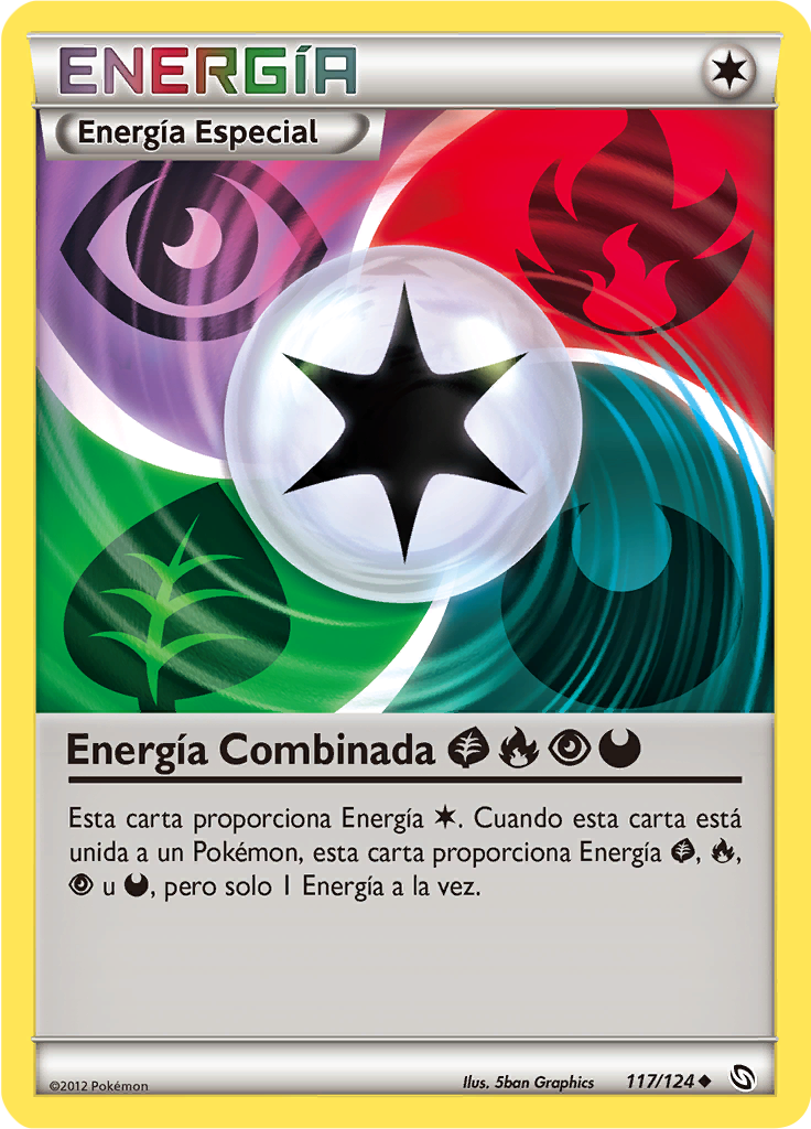 Energía Combinada GrassFirePsychicDarkness