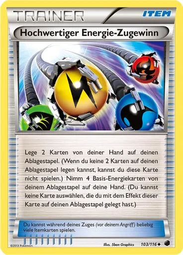 Überragender Energie-Zugewinn