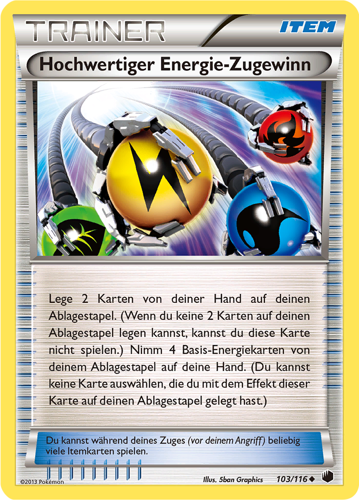 Überragender Energie-Zugewinn
