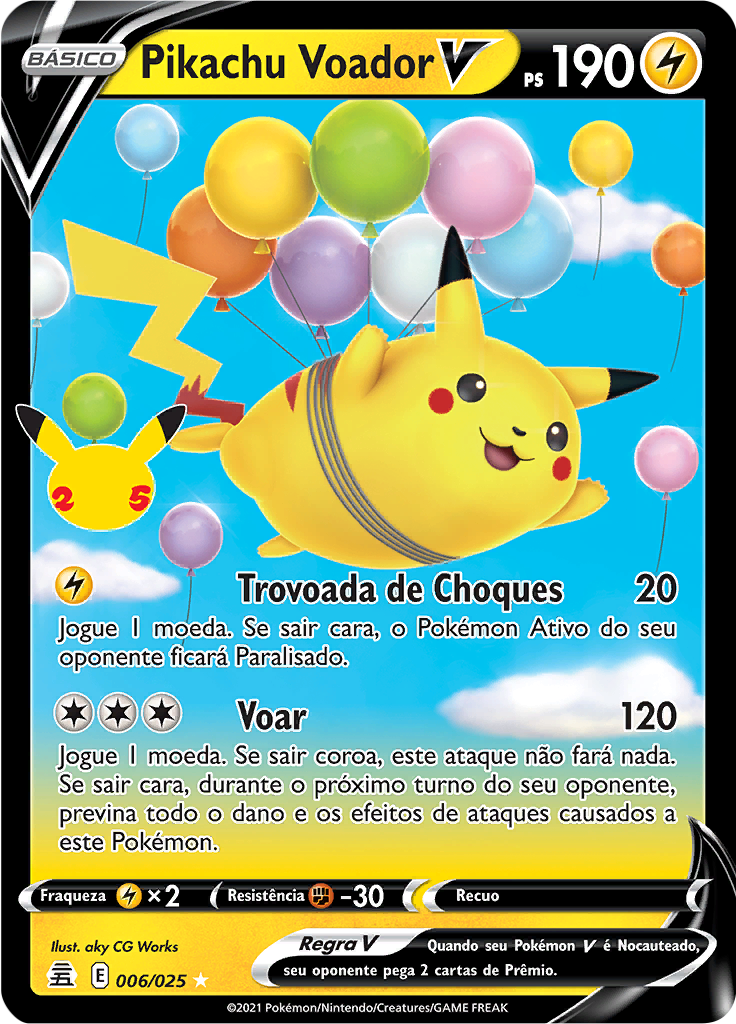 Pikachu Voador V