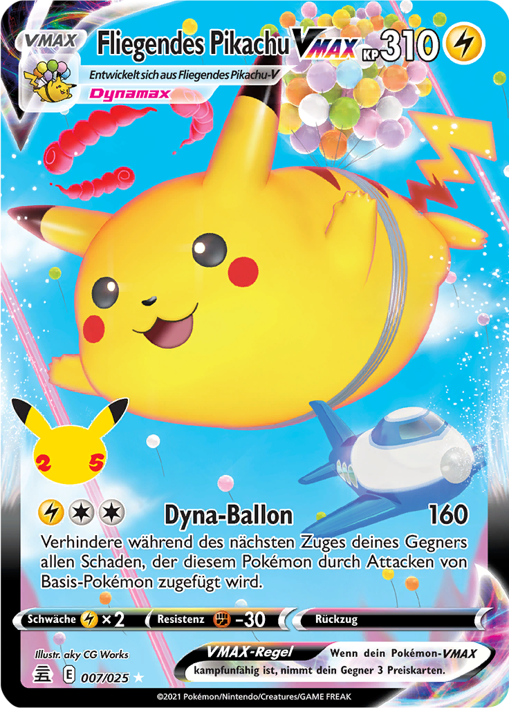 Fliegendes Pikachu VMAX