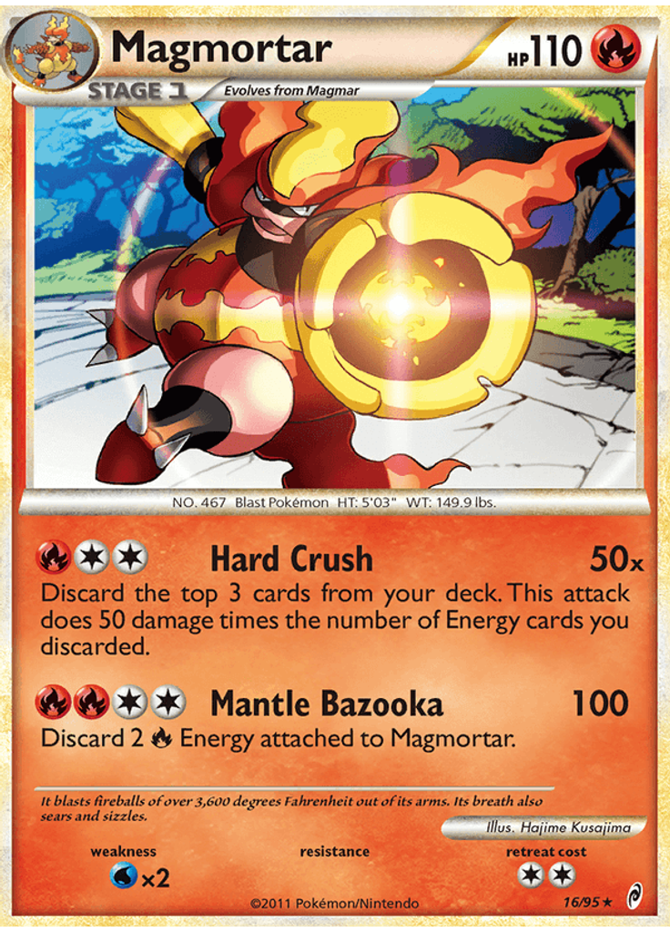 Magmortar (Reverse Holo)