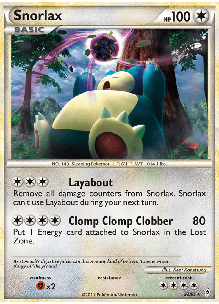 Snorlax (Reverse Holo)