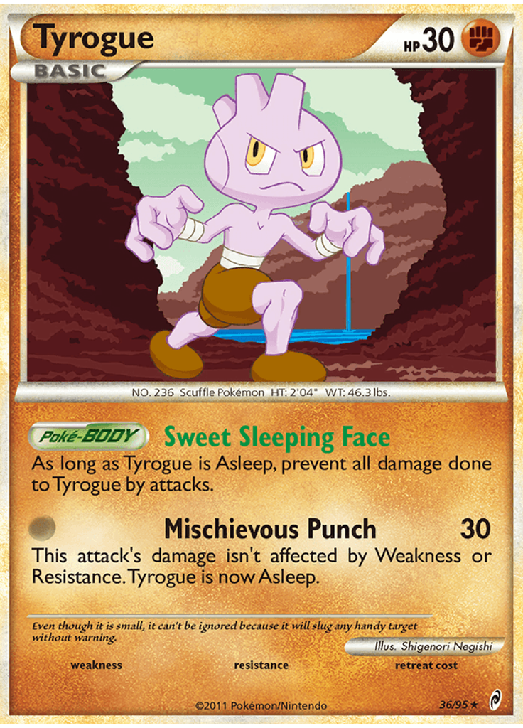 Tyrogue (Reverse Holo)