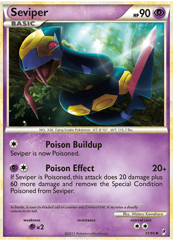Seviper (Reverse Holo)