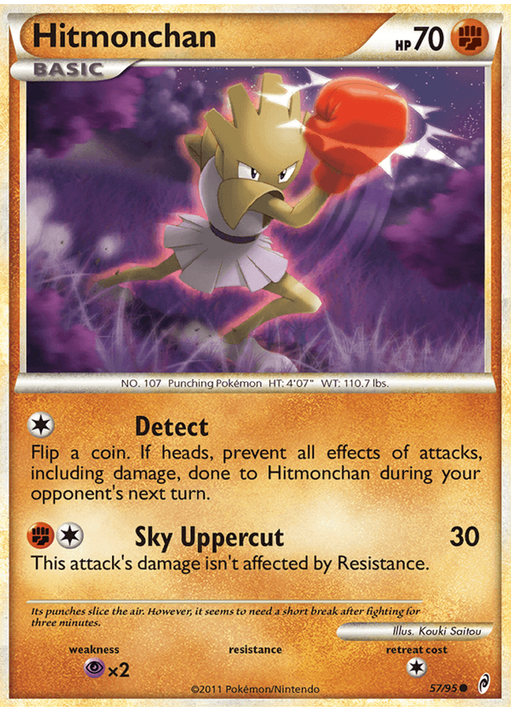 Hitmonchan (Reverse Holo)